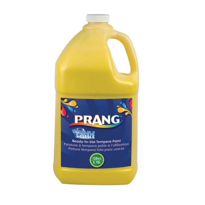 Prang® Washable Tempera Paint, Yellow, 1 Gal