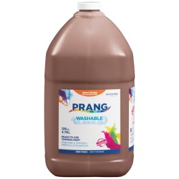 Prang® Washable Tempera Paint, Brown, 1 Gal