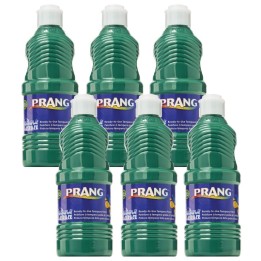 Prang® Washable Tempera Paint, Green, 16 oz, Pack of 6