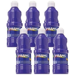 Prang® Washable Tempera Paint, Violet, 16 oz, Pack of 6