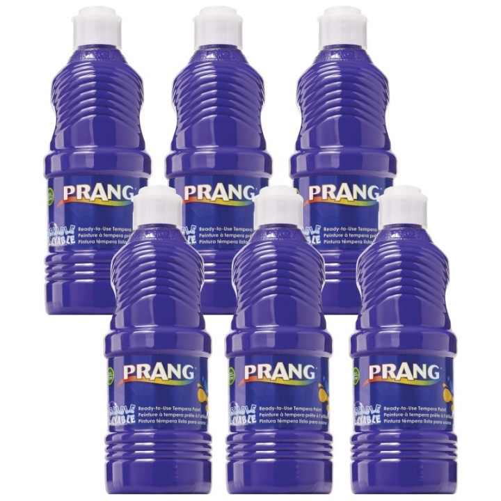 Prang® Washable Tempera Paint, Violet, 16 oz, Pack of 6
