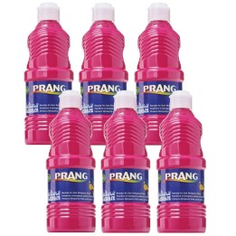 Prang® Washable Tempera Paint, Magenta, 16 oz, Pack of 6