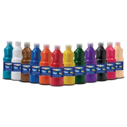 Prang® Washable Tempera Paint, Assorted Colors, 12 Count