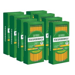 Ticonderoga® Yellow #2 Pencils, 480 Count Class Pack