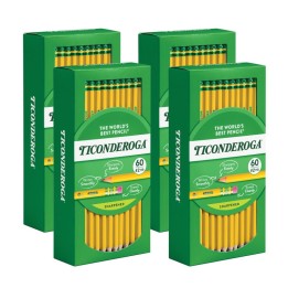 Ticonderoga® #2 Yellow Pencils Master Pack, 240 Count