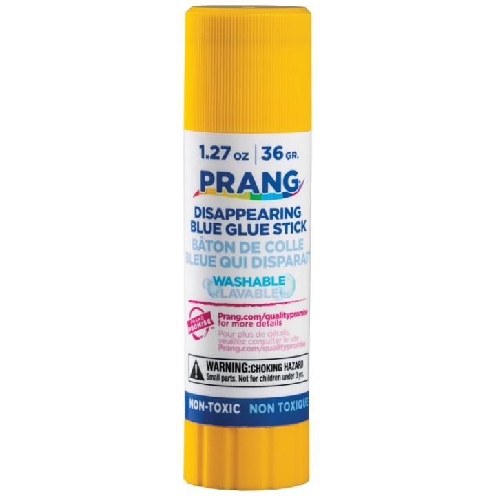 Prang® Washable Glue Stick, Blue, 1.27 Oz, Single