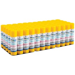 Prang® Clear Glue Sticks, Washable, .74oz, 60 Count