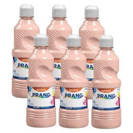 Prang® Ready-to-Use Tempera Paint, Peach, 16 oz, Pack of 6