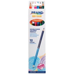 Prang® Duo Colored Pencils, 12 Color Set