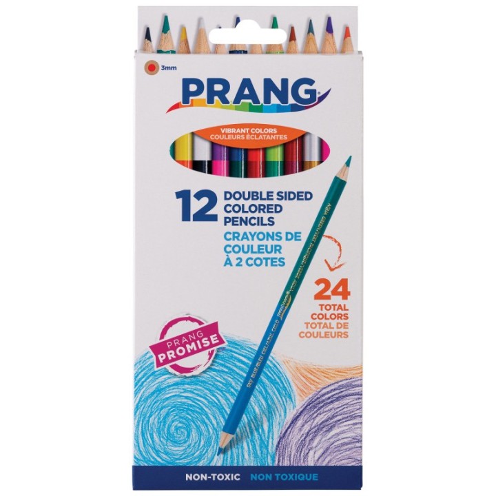 Prang® Duo Colored Pencils, 24 Color Set