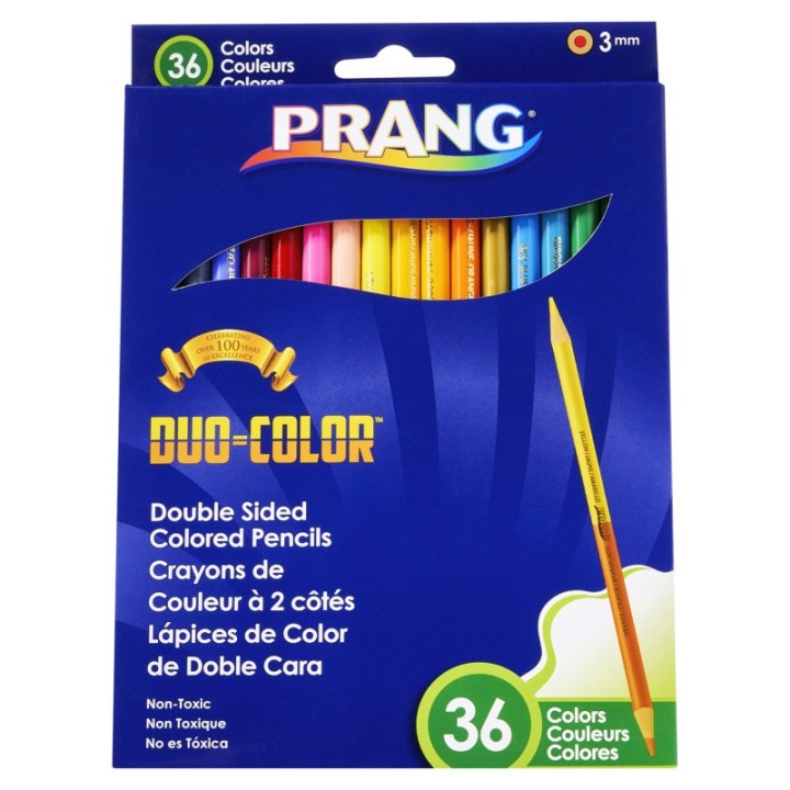 Prang® Duo Colored Pencils, 36 Color Set