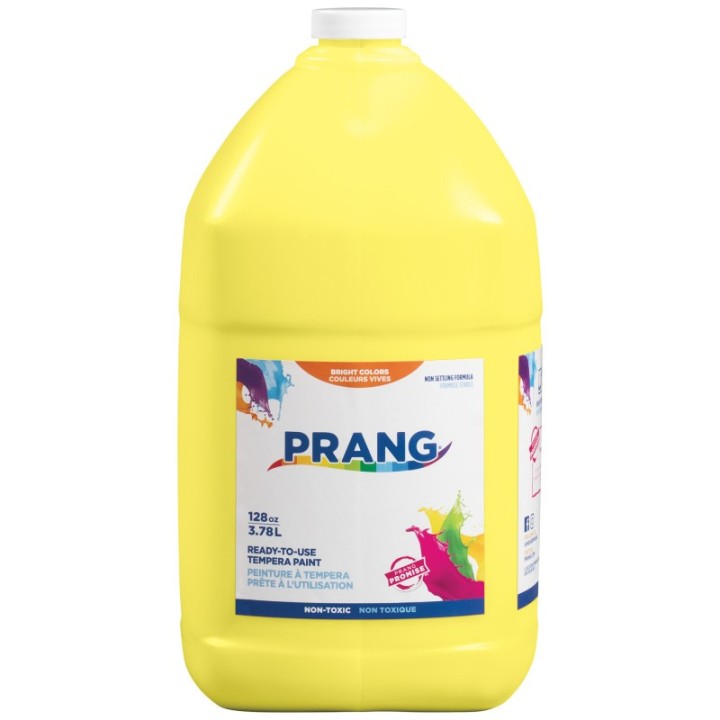 Prang® Ready-to-Use Tempera Paint, Yellow, 1 Gal