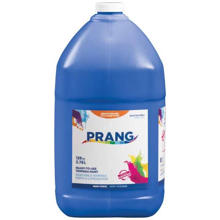 Prang® Ready-to-Use Tempera Paint, Blue, 1 Gal