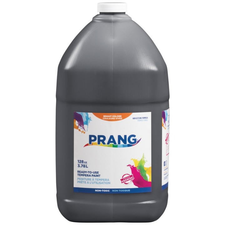 Prang® Ready-to-Use Tempera Paint, Black, 1 Gal