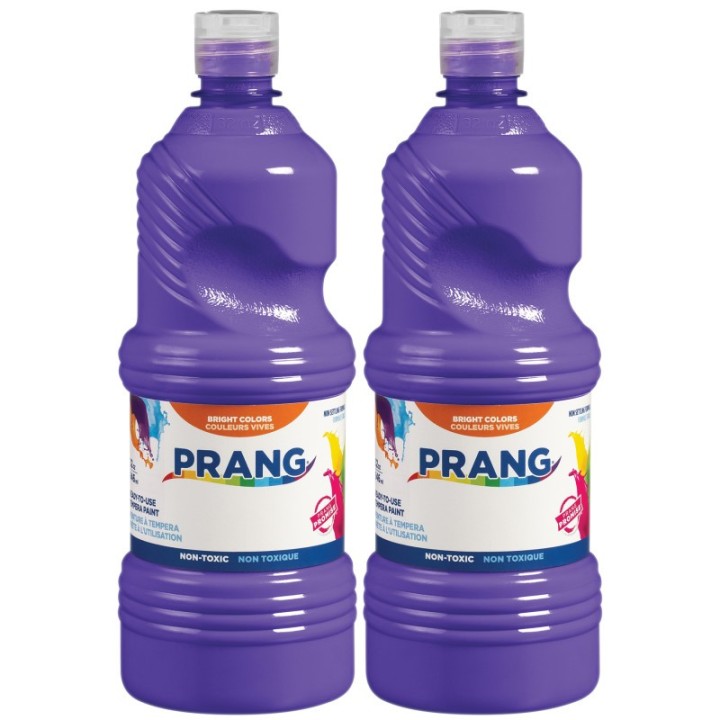 Prang® Ready-to-Use Tempera Paint, Violet, 32 oz, Pack of 2