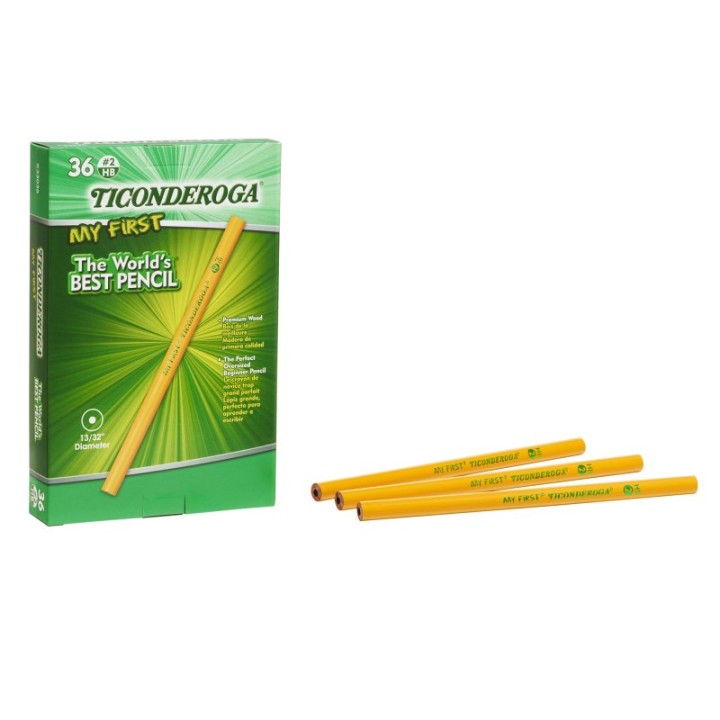 Ticonderoga® My First Ticonderoga® Pencil without Eraser, 36 Count