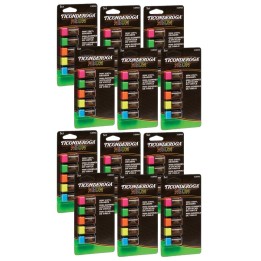 Ticonderoga® Mini Vinyl Erasers, Neon Assorted, 5 Per Pack, 12 Packs