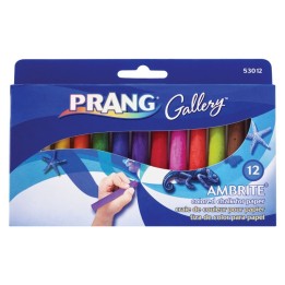 Prang® Ambrite™ Paper Chalk, 12 colors