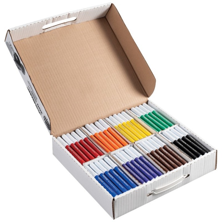 Prang® Washable Art Marker Masterpack, 8 Colors, 200 Per Box