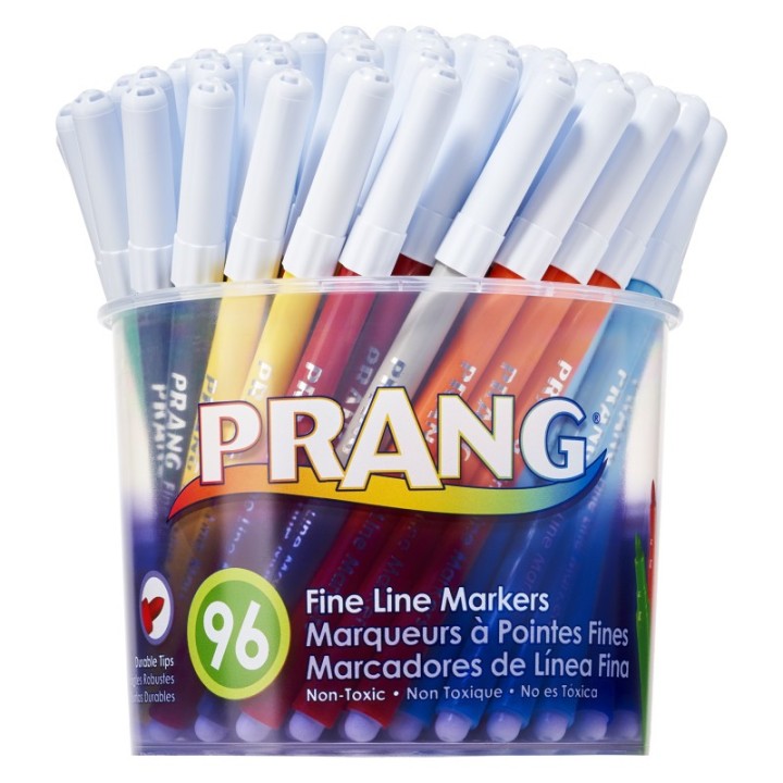 Prang® Classic Art Markers, Assorted Colors, 96 Count