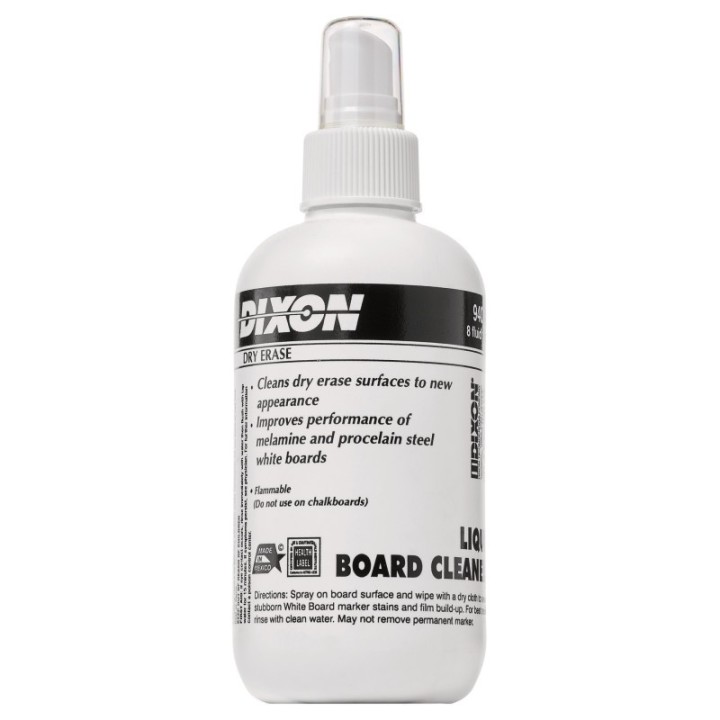 Dixon® Dry Erase Board Cleaner, Spray Bottle, 8 oz.