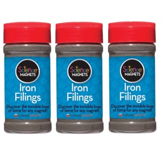 Dowling Magnets® Iron Filings, 12 oz. Per Jar, 3 Jar