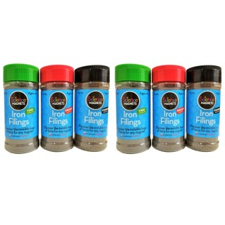 Dowling Magnets® Two Iron Filings Variety Packs, 6 Jars Total
