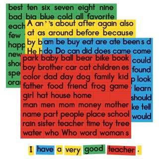Dowling Magnets® Sentence Building Magnets, Set of 270