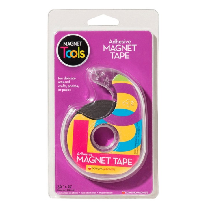 Dowling Magnets® Magnet Tape in Dispenser, 3/4" x 25'