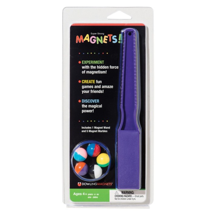 Dowling Magnets® Magnet Wand & 5 Magnet Marbles