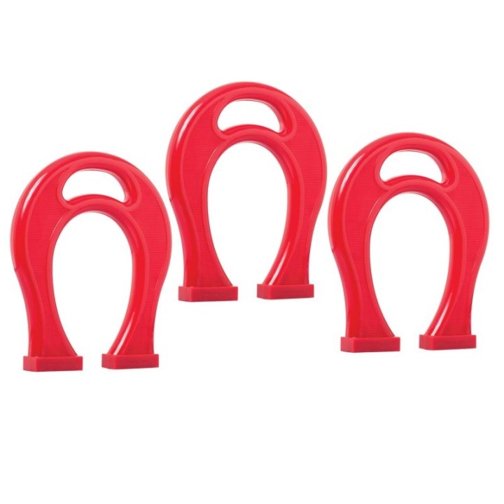 Dowling Magnets® 8" Giant Horseshoe Magnet, Pack of 3