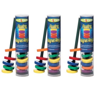 Dowling Magnets® Floating Magnet Rings, 6 Per Pack, 3 Packs