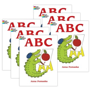 Dover Coloring Book ABC Coloring Book, Pack of 6