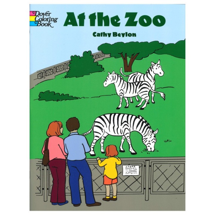 Dover Coloring Book At The Zoo Coloring Book