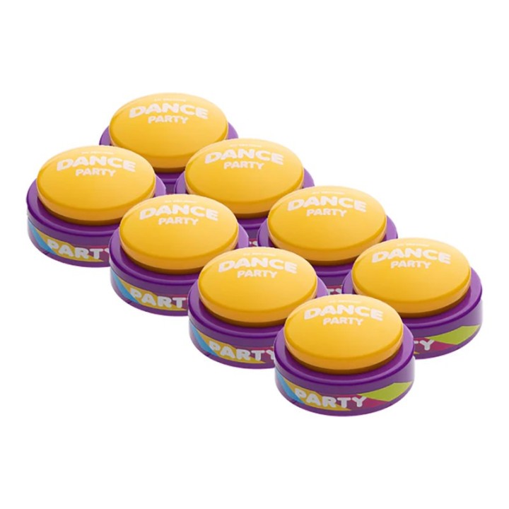 30 Second Dance Party Dance Party Button, Volume 2, Pack of 8