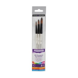 Daler-Rowney Graduate Round Brush Set, Synthetic, 3 Pieces