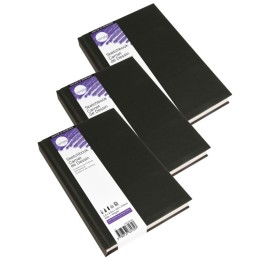Daler-Rowney Simply... Sketchbook, Soft White, Hardbound, 110 Sheet, 5.5x8.5 inch, Pack of 3