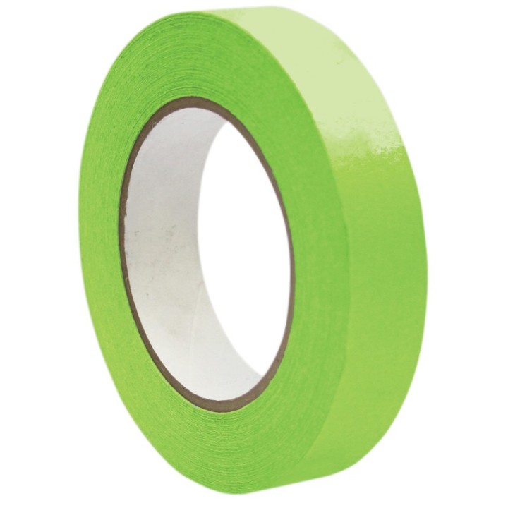 DSS Distributing Premium Grade Masking Tape, 1" x 55 yds, Light Green, 6 Rolls