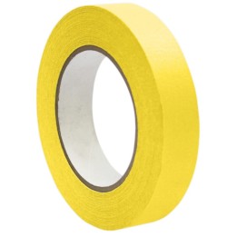 DSS Distributing Premium Grade Masking Tape, 1" x 55 yds, Yellow, 6 Rolls