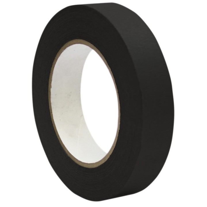 DSS Distributing Premium Grade Masking Tape, 1" x 55 yds, Black