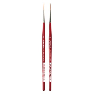 da Vinci COSMOTOP-SPIN Rigger Brush, Synthetic, Acrylic & Watercolor, Pointed Liner, Series 5880, Size 0, Pack of 2