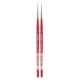 da Vinci COSMOTOP-SPIN Rigger Brush, Synthetic, Acrylic & Watercolor, Pointed Liner, Series 5880, Size -3, Pack of 2