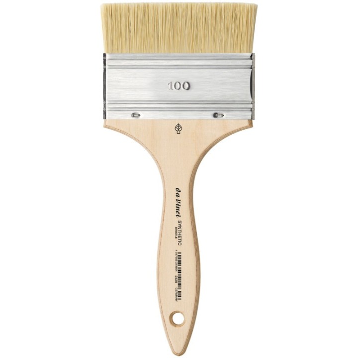 da Vinci SYNTHETIC Mottler Brush, Natural Hog, Acrylic & Oil, Flat, Series 2429, Size 100