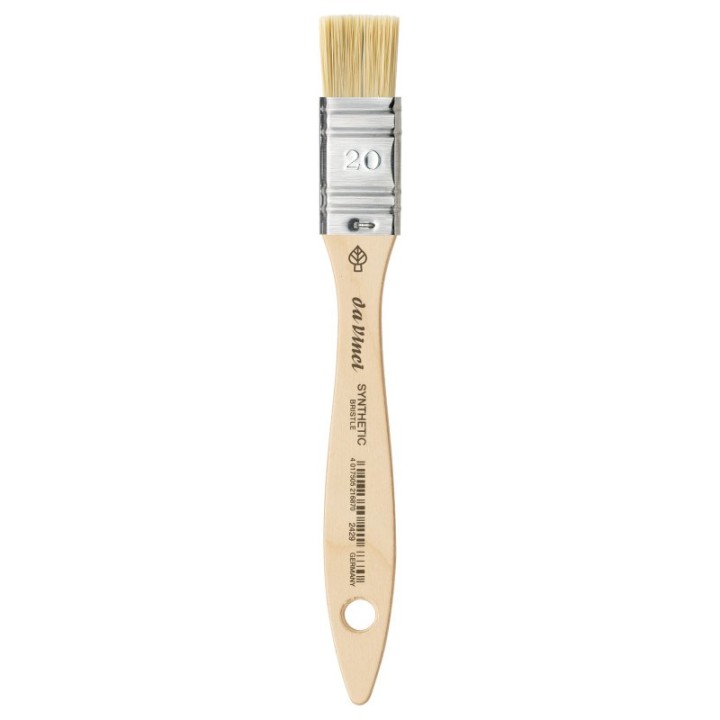 da Vinci SYNTHETIC Mottler Brush, Natural Hog, Acrylic & Oil, Flat, Series 2429, Size 20