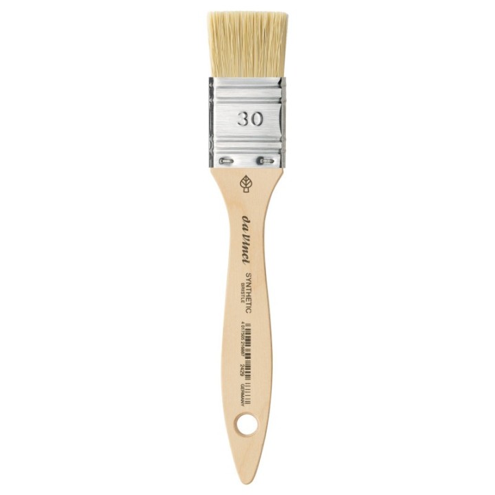 da Vinci SYNTHETIC Mottler Brush, Natural Hog, Acrylic & Oil, Flat, Series 2429, Size 30