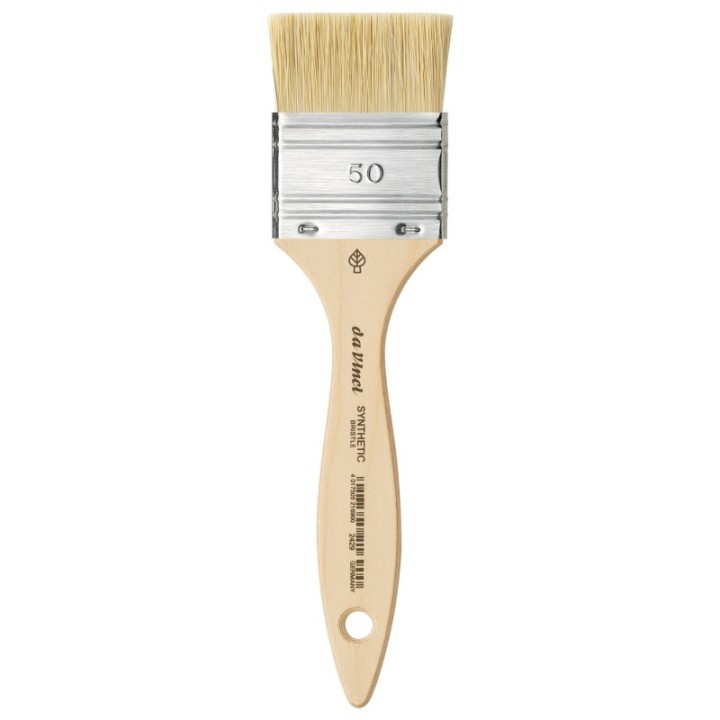 da Vinci SYNTHETIC Mottler Brush, Natural Hog, Acrylic & Oil, Flat, Series 2429, Size 50