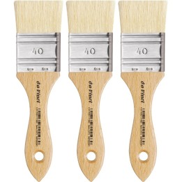 da Vinci MAESTRO2 Mottler Brush, Natural Bristle, Acrylic & Oil, Flat, Series 2475, Size 40, Pack of 3