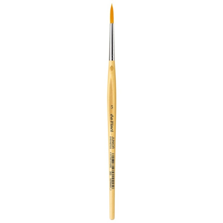 da Vinci JUNIOR Synthetics Student Brush, Synthetic, Tempera, Round, Series 303, Size 5