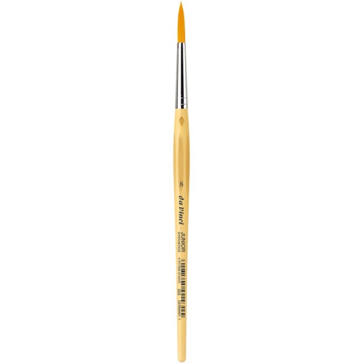 da Vinci JUNIOR Synthetics Student Brush, Synthetic, Tempera, Round, Series 303, Size 8