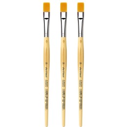 da Vinci JUNIOR Synthetics Student Brush, Synthetic, Tempera, Round, Series 304, Size 10, Pack of 3